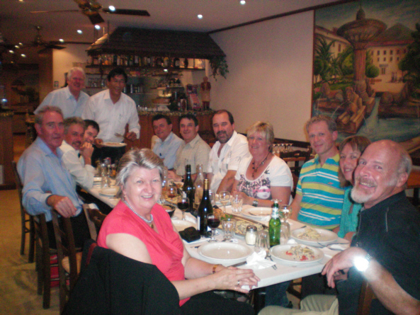 Image of the ATL reunion dinner held in December 2008