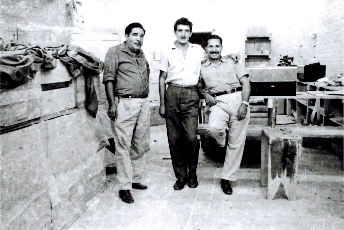 Image of staff where the J8 TIMS are being unpacked
