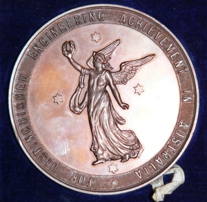 George Julius' Kernot Medallion back view