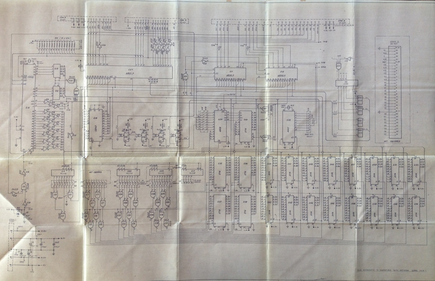 Image of the J22 Processor PCB Circuit Diagram