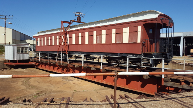 Image of the railway carriage in Peterborough