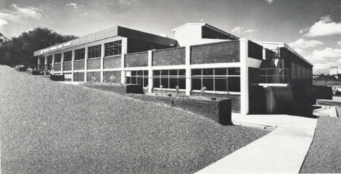 Image of The Meadowbank factory and the Black Buick V8