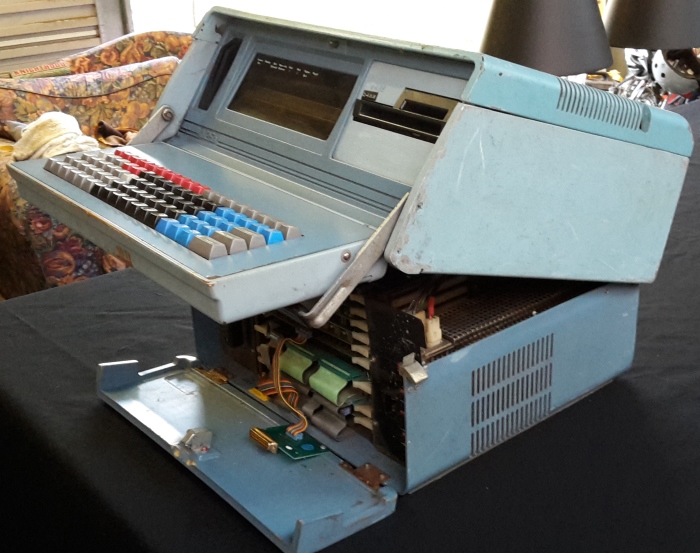 Image of a J25 with the electronics bay open