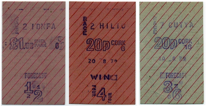 Image of Chris Robertson's additional UK Tote Tickets