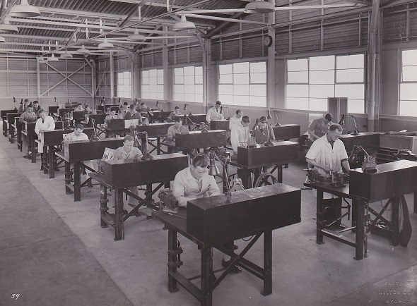 Image of toolmakers bench section