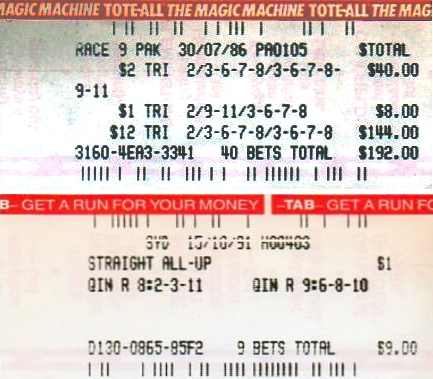 J25 tickets Tote-All during the ATL era and TAB after the took over