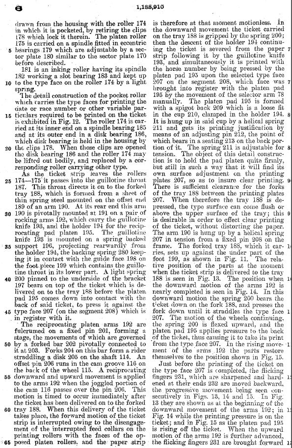 a US patent US1288910 (A) description page 6